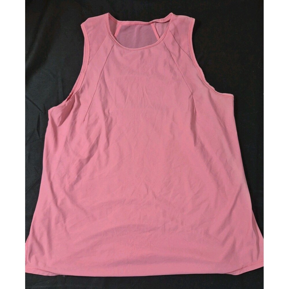 Lululemon Athletica Sculpt Mesh Back Tank Top Women's Size 6 Pink Performance